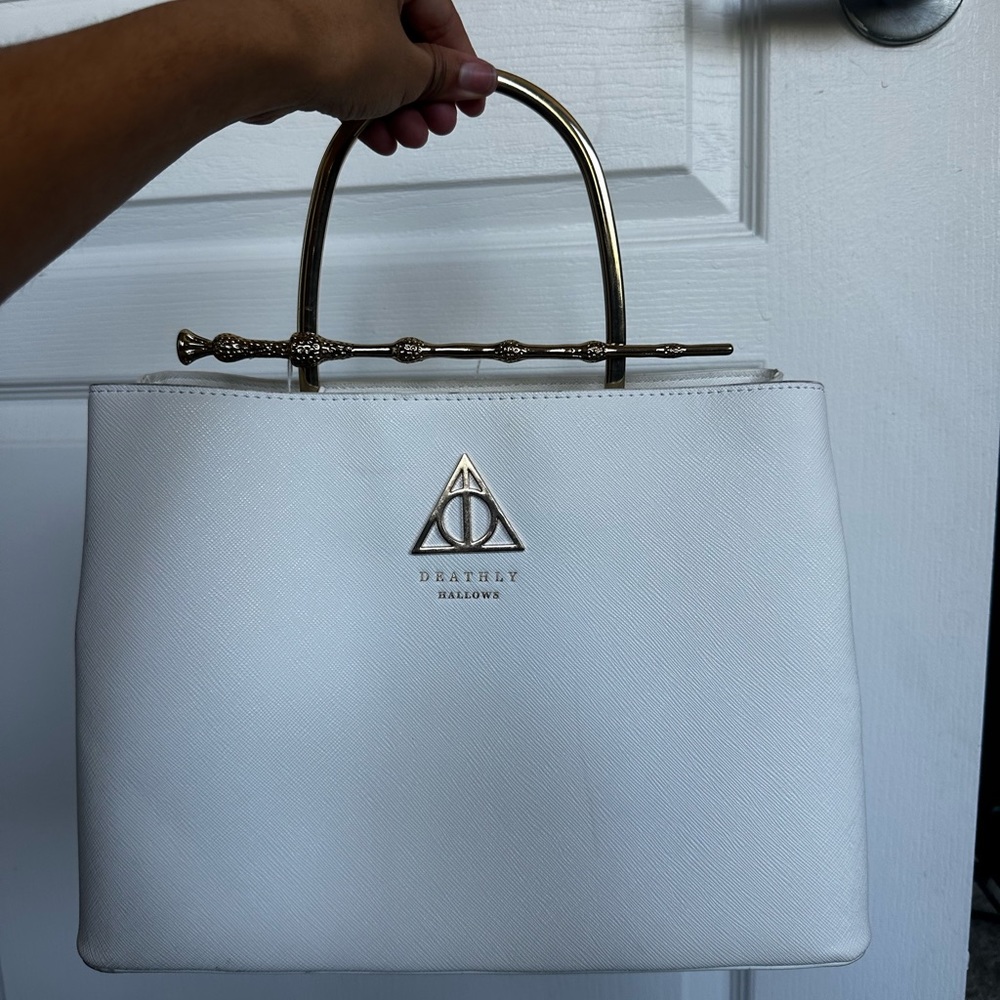 Harry Potter Deathly Hallows White Loungefly Purse